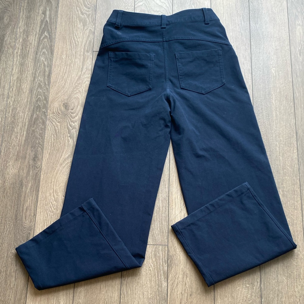 lululemon athletica Navy Wide-Leg Trousers - Picture 6 of 12